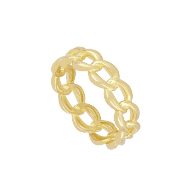 anillo cadena gold