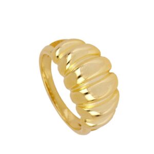 anillo lineal gold