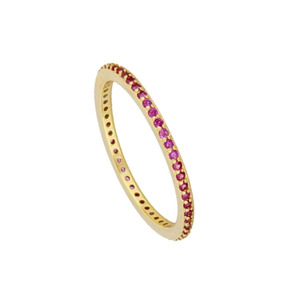 anillo rubi gold