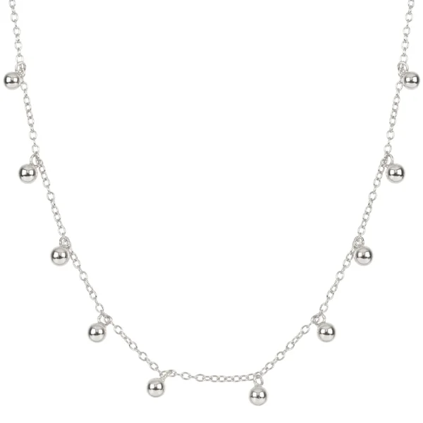 gargantilla bolas plata