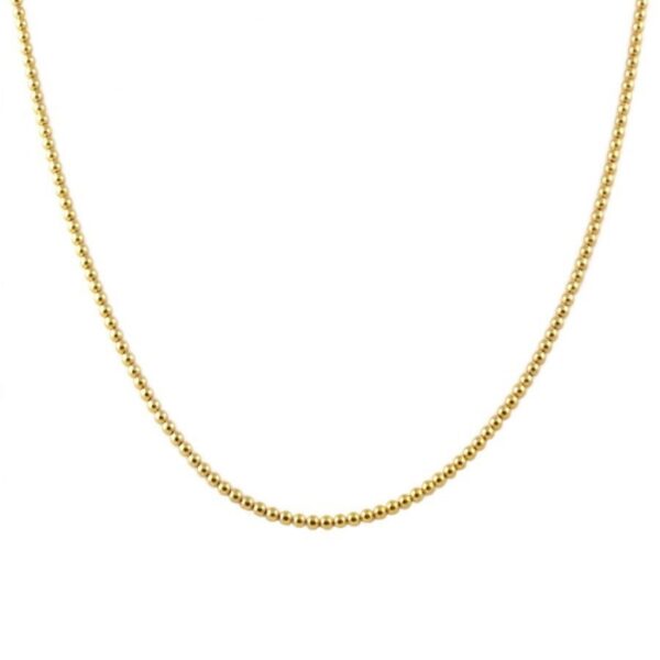 gargantilla bolitas mm gold