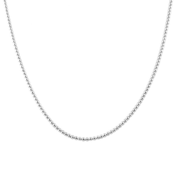 gargantilla bolitas mm plata