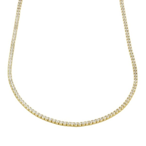 gargantilla multi circonitas gold