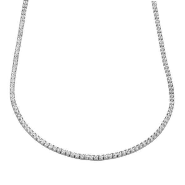 gargantilla multi circonitas plata