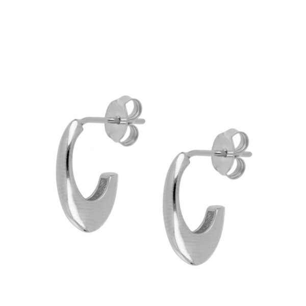 pendientes aros plata