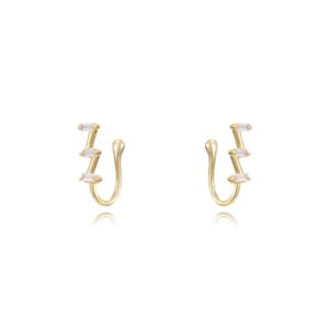 pendientes ear cuff gold