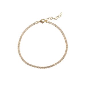 pulsera circonitas gold