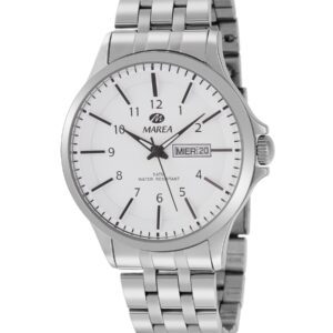 reloj marea acero blanco
