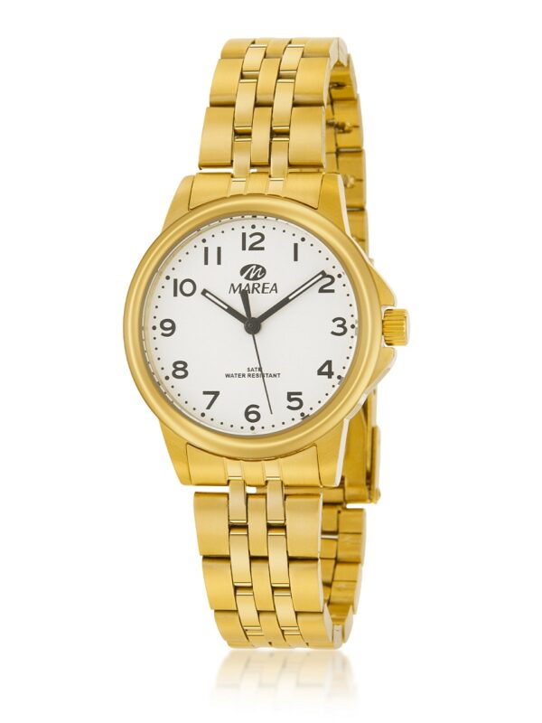 reloj marea dorado