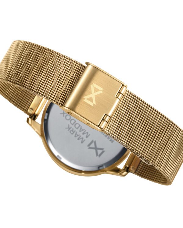 reloj mark maddox dorado imagen mujer
