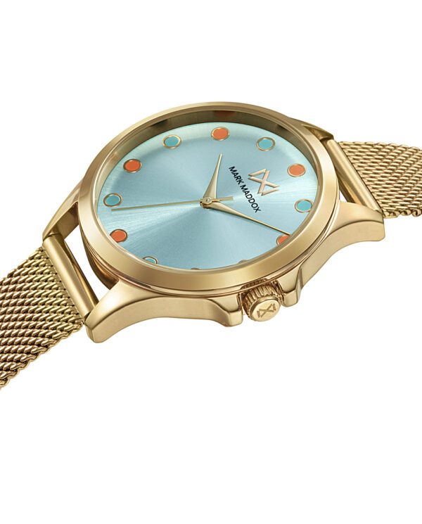 reloj mark maddox dorado y colores imagen