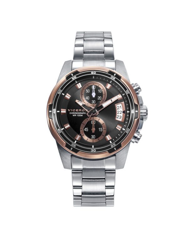 reloj viceroy acero negro