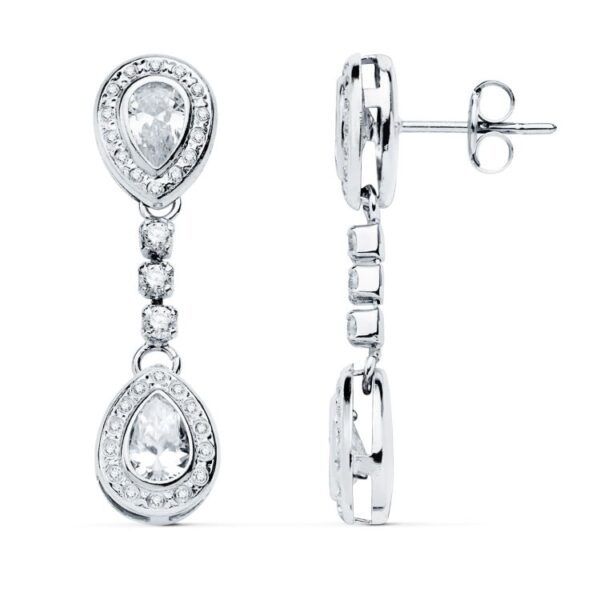 Pendientes Riu Oro Blanco