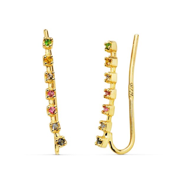 Pendientes Trepador Oro
