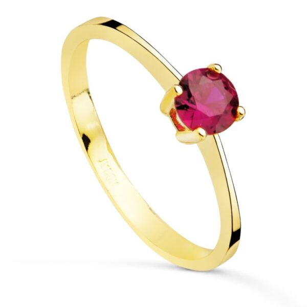 anillo fini oro amamrillo
