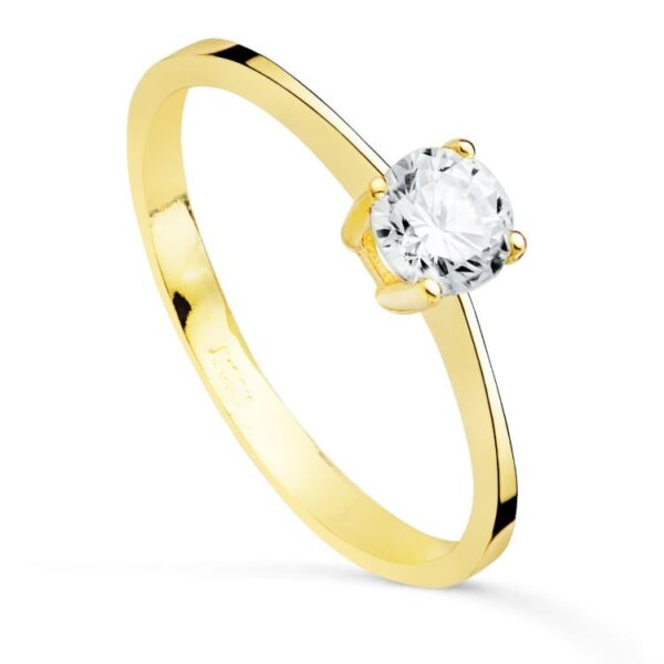 anillo fini oro amamrillo