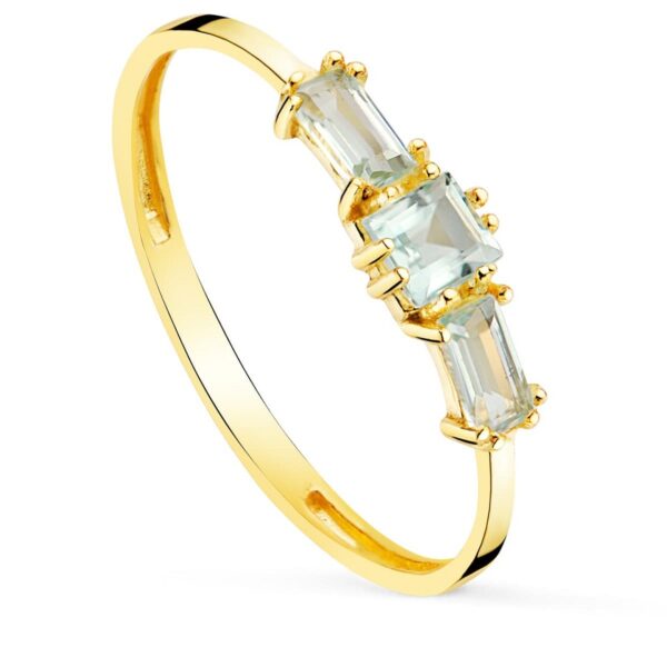 anillo oro topacio imagen