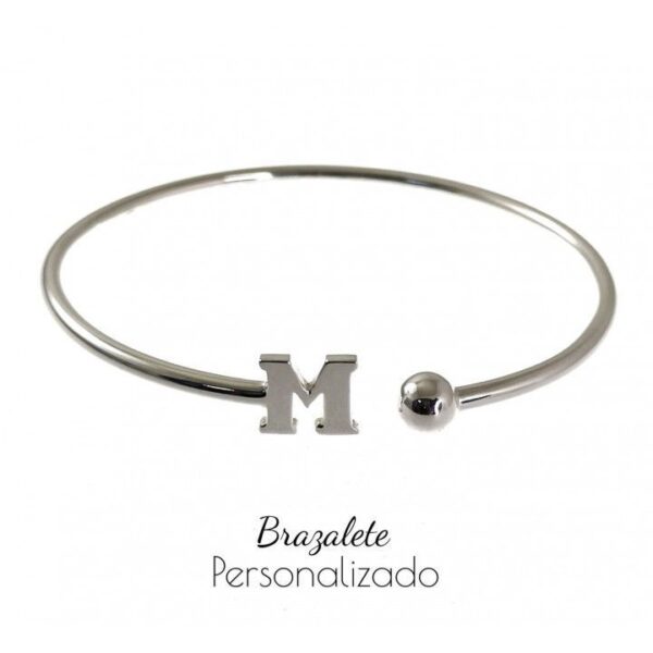 brazalete inicial personalizado