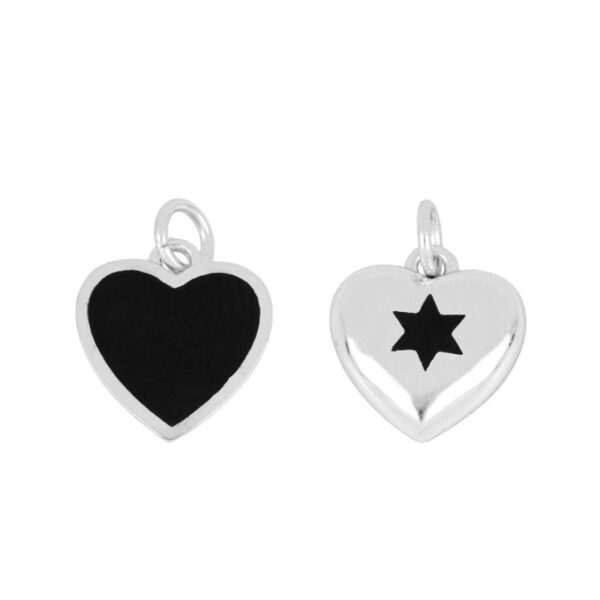 corazon doble plata