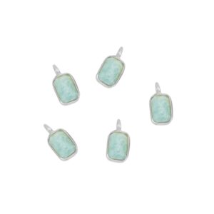 cuadro amazonita plata