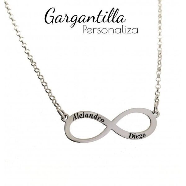 gargantilla infinito personalizada
