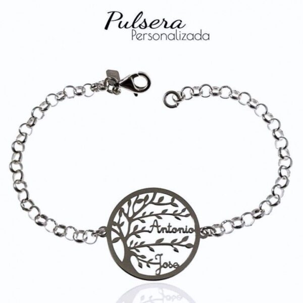 pulsera arbol vida personalizada