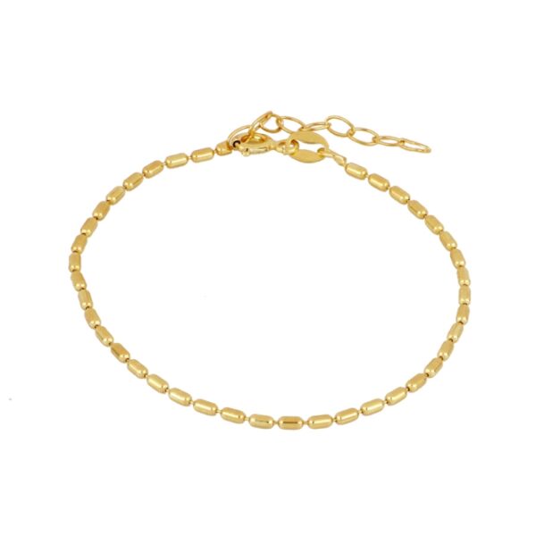 pulsera cilindros gold