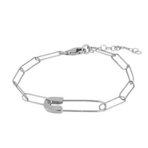 pulsera imperdible plata