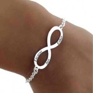 pulsera infinito personalizada