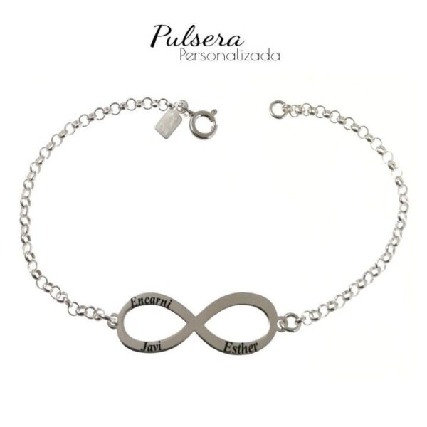 pulsera infinito personalizada imagen