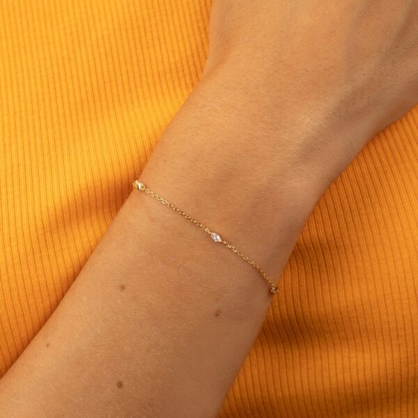 pulsera rombos circonitas imagen
