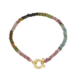 pulsera turmalina gold