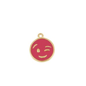smile fucsia gold
