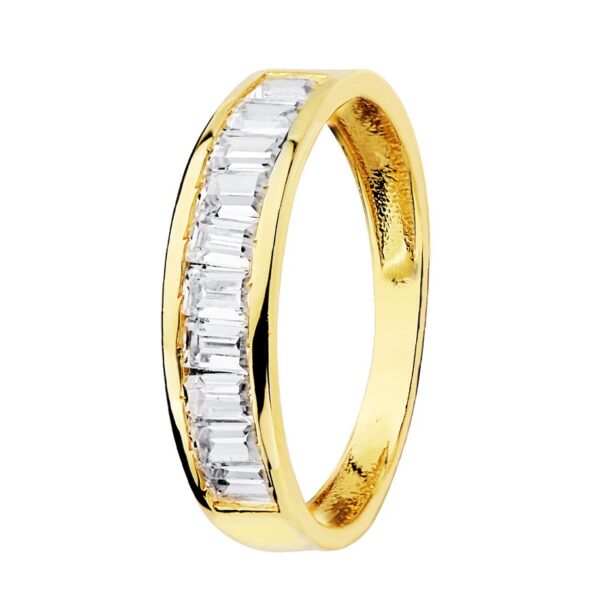 sortija baguette oro