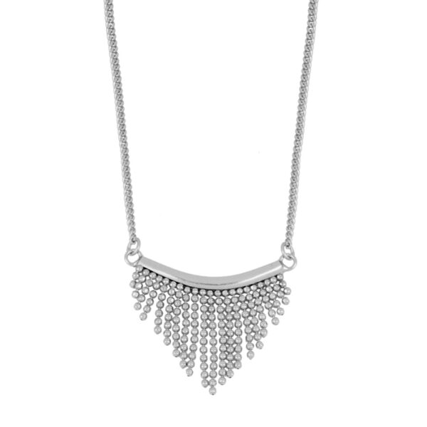 gargantila bolitas plata