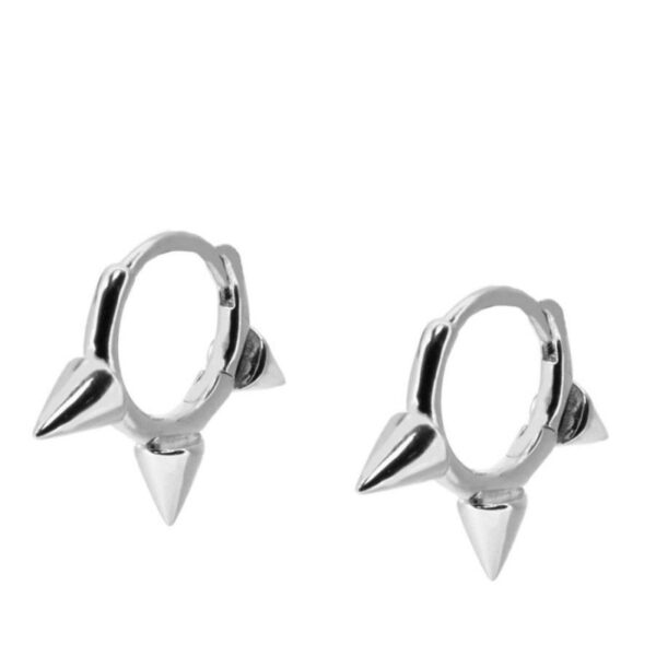 pendientes lanzas plata