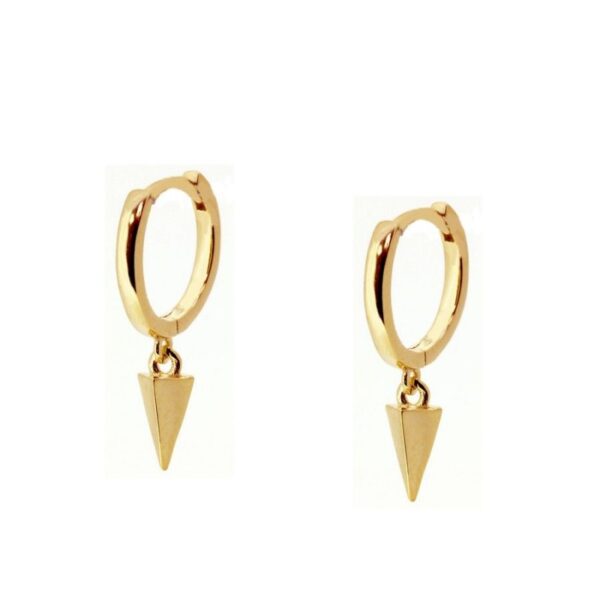 pendientes pendulo gold