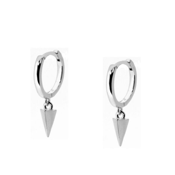 pendientes pendulo plata