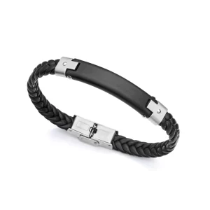 pulsera negra u gris