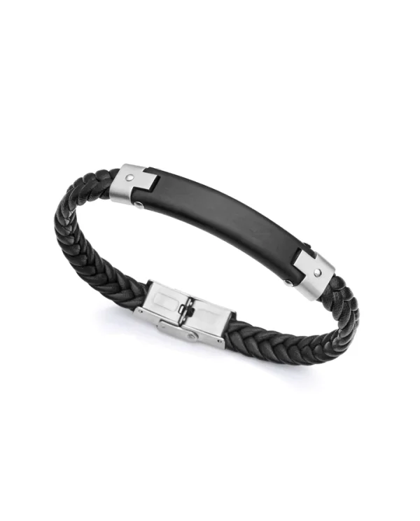 pulsera negra u gris