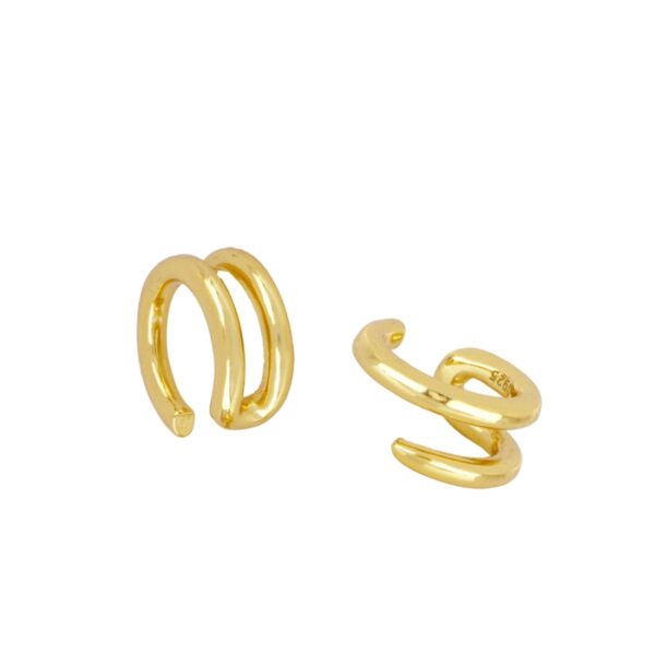 earcuff doble gold