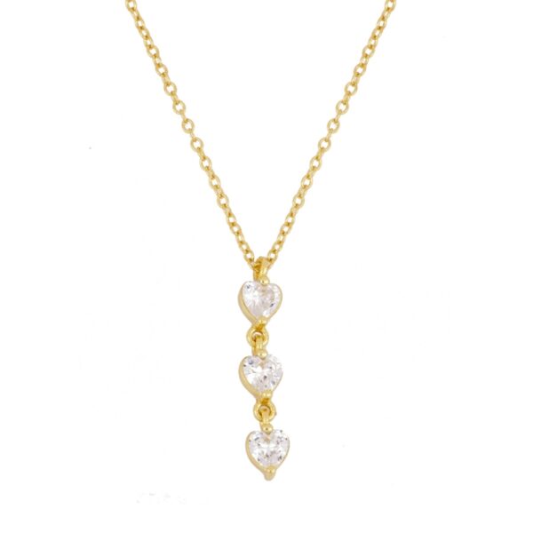 gargantilla corazones gold