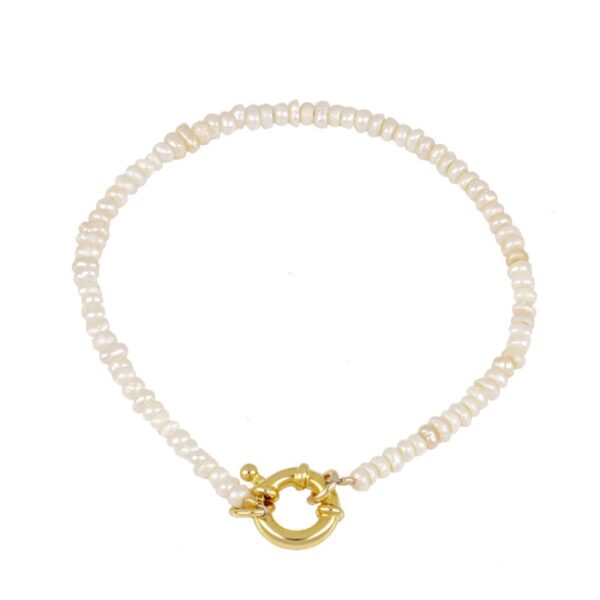 pulsera perlas gold