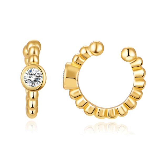 earcuff circonita gold
