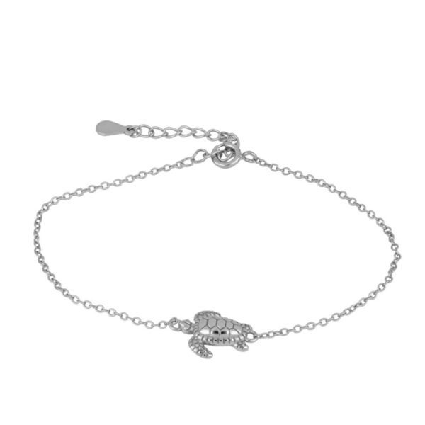 pulsera tortuga plata
