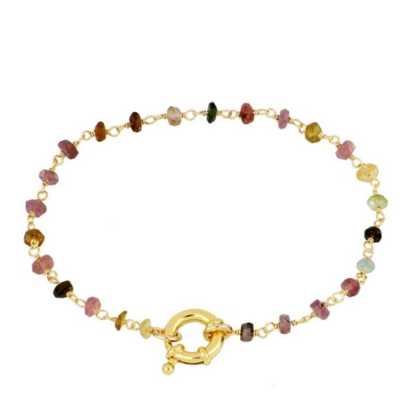 pulsera turmalina gold