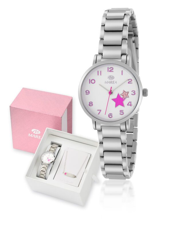 reloj marea estrella fucsia