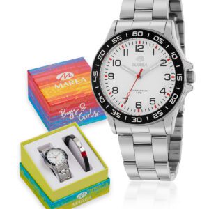 reloj marea pulsera acero boy