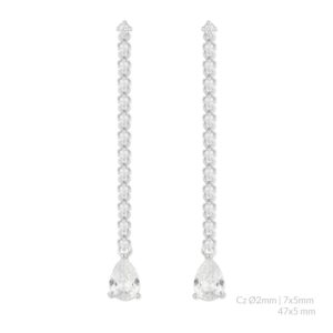 Pendientes Acas Silver