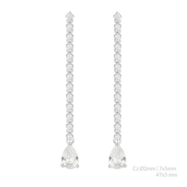 Pendientes Acas Silver